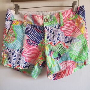 Lilly Pulitzer The Callahan low rise Shorts Roar of the seas size 0 Preppy Beach